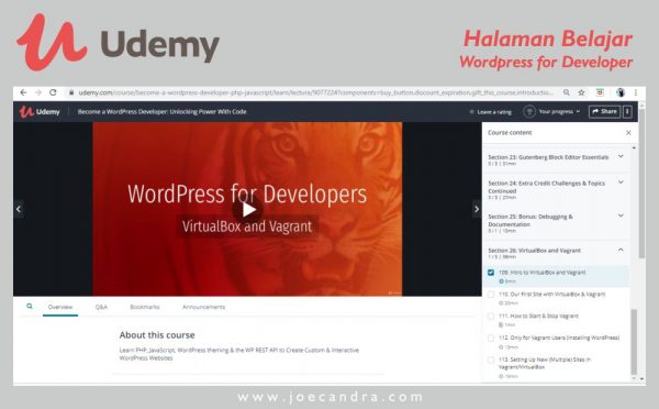 Belajar WordPress for Developer