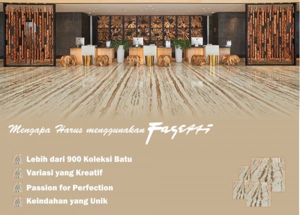 Fagetti supplier marmer utama di Indonesia
