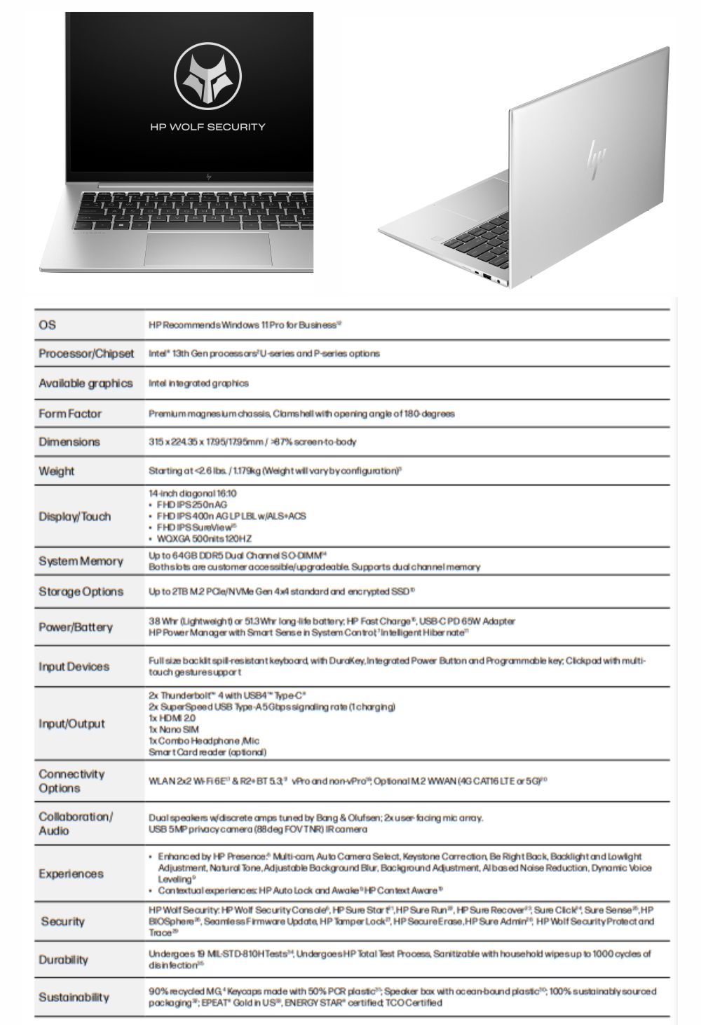 Laptop Komersial HP EliteBook 1040 G10